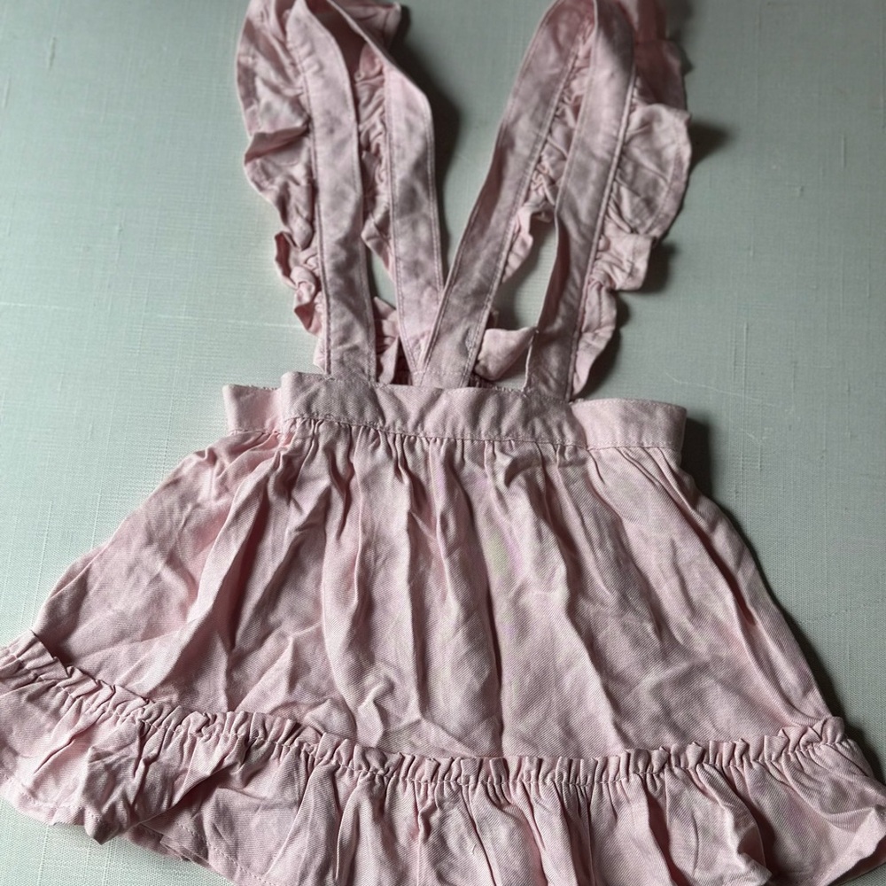 Wunder Nation Pink Ruffle Suspender Skirt